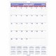 At-A-Glance Vertical Reversible Erasable Wall Calendar - Extra Large Size - Julian Dates - Yearly - 12 Month - January 2024 - De