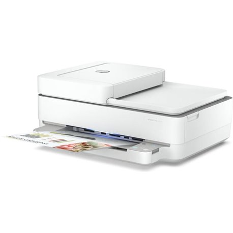 HP Envy 6455e Wireless Inkjet Multifunction Printer - Color - White - Copier/Mobile Fax/Printer/Scanner - 1200 x 1200 dpi Print 