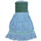 Genuine Joe Synthetic Blend Medium Mophead - Medium - Looped Ends, Durable, Launderable, Headband - Rayon, Cotton, Rayon, Fiber 