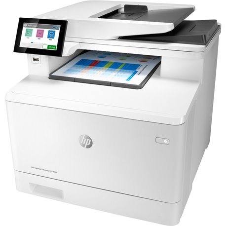 HP LaserJet Enterprise M480f Laser Multifunction Printer - Color - Copier/Fax/Printer/Scanner - 27 ppm Mono/27 ppm Color Print -