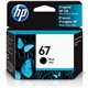 HP 67 Original Standard Yield Inkjet Ink Cartridge - Black - 1 Each - 120 Pages