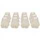 Genuine Joe Clamp-style Cotton Mophead - 16 - Cut Ends, Absorbent, Narrow Headband - Cotton - Natural - 12 / Carton