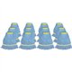 Genuine Joe Synthetic Blend Small Mophead - Rayon, Cotton - Blue - 12 / Carton