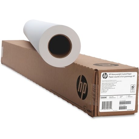 HP Heavyweight Coated Paper - 90 Brightness - 91% Opacity - 42" x 100 ft - 35 lb Basis Weight - Matte - 1 / Roll - Heavyweight -