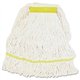 Genuine Joe Narrow Band Small Mophead - Small - Rayon, Cotton, Cotton, Fiber - 1Each