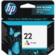 HP 22 (C9352AN) Original Standard Yield Inkjet Ink Cartridge - Cyan, Magenta, Yellow - 1 Each - 140 Pages