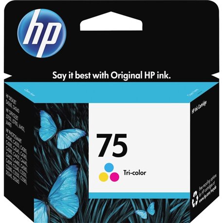 HP 75 (CB337WN) Original Inkjet Ink Cartridge - Color - 1 Each - 210 Pages