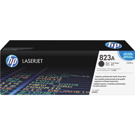 HP 823A (CB380A) Original Laser Toner Cartridge - Single Pack - Black - 1 Each - 16500 Pages