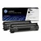 HP 78A 2-pack Black Original LaserJet Toner Cartridges - 2100 Pages