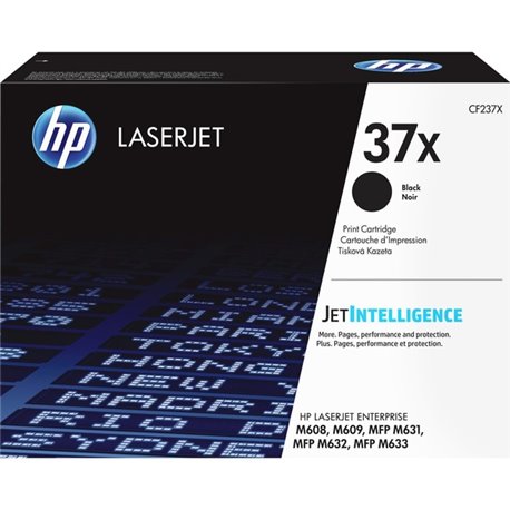 HP 37X (CF237X) Original High Yield Laser Toner Cartridge - Black - 1 Each - 25000 Pages