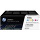 HP 410A (CF251AM) Original Standard Yield Laser Toner Cartridge - Cyan, Magenta - 3 / Carton - 2300 Pages Cyan, 2300 Pages Magen