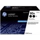 HP 80A (CF280AD1) Original Laser Toner Cartridge - Black - 2 / Carton - 2560 Pages (Per Cartridge)