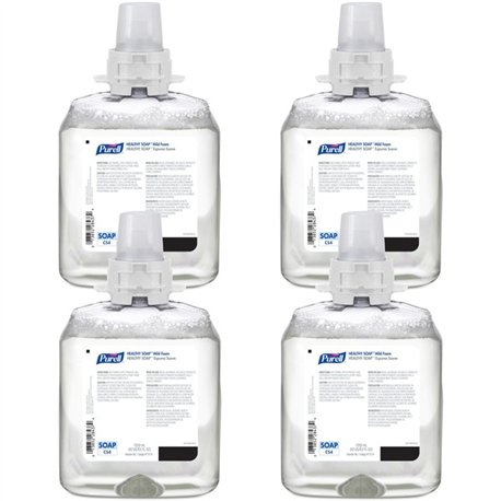 PURELL CS4 HEALTHY SOAP Mild Foam Refill - 42.3 fl oz (1250 mL) - Dirt Remover, Kill Germs - Hand - Moisturizing - Dye-free, Fra