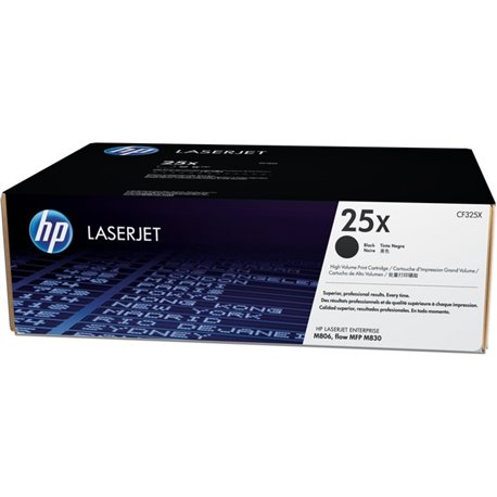 HP 25X (CF325X) Original Laser Toner Cartridge - Single Pack - Black - 1 Each - 40000 Pages