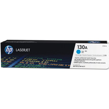 HP 130A Original Laser Toner Cartridge - Cyan Pack - 1000 Pages