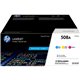 HP 508A Original Laser Toner Cartridge - Cyan, Magenta, Yellow - 3 / Pack - 5000 Pages Cyan, 5000 Pages Magenta, 5000 Pages Yell