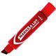 Avery Jumbo Permanent Markers - Chisel Marker Point Style - Red - Red Barrel - 1 Dozen