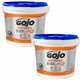 Gojo Fast Towels Hand/Surface Cleaner - 9" x 10" - White - 225 Per Canister - 2 / Carton