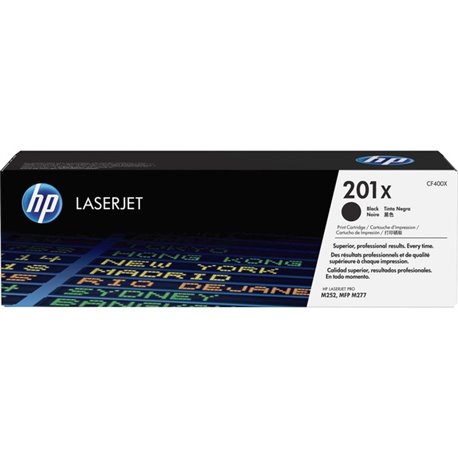 HP 201X Original High Yield Laser Toner Cartridge - Black - 1 / Pack - 2800 Pages