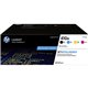 HP 410A (CF410AQ) Original Laser Toner Cartridge - Combo Pack - Black, Cyan, Magenta, Yellow - 4 / Carton - 2300 Black, 2300 Cya