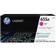 HP 655A (CF453A) Original Laser Toner Cartridge - Magenta - 1 Each - 10500 Pages