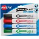 Avery Marks A Lot Desk-Style Dry-Erase Markers - Broad Marker Point - Chisel Marker Point Style - Blue, Black, Red, Green - 4 / 