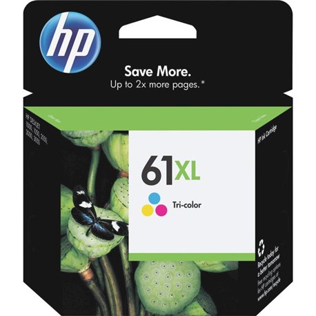 HP 61XL (CH564WN) Original Inkjet Ink Cartridge - Cyan, Magenta, Yellow - 1 Each - 330 Pages