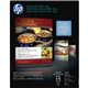 HP Glossy Brochure Inkjet Paper - Glossy - 98 Brightness - 98% Opacity - Letter - 8 1/2" x 11" - 48 lb Basis Weight - Glossy - 1