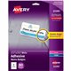 Avery Adhesive Name Badges - 2 21/64" Height x 3 3/8" Width - Removable Adhesive - Rectangle - Laser, Inkjet - Matte - White - F