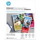 HP Trifold Brochure Paper - White - 97 Brightness - Letter - 8 1/2" x 11" - 40 lb Basis Weight - Smooth, Glossy - 150 / Pack - D