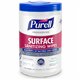 PURELL Foodservice Surface Sanitizing Wipes - Ready-To-Use - 10" Length x 7" Width - 110 / Canister - 1 Each - Rinse-free, Fragr