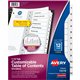 Avery Ready Index Classic Tab Binder Dividers - 288 x Divider(s) - 288 Tab(s) - 1-12 - 12 Tab(s)/Set - 8.5" Divider Width x 11" 