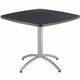 Iceberg CafeWorks 36" Square Cafe Table - Melamine Square Top - Powder Coated - 1.13" Table Top Thickness - 30" Height x 36" Wid