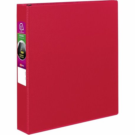 Avery Durable Binder - 1 1/2" Binder Capacity - Letter - 8 1/2" x 11" Sheet Size - 375 Sheet Capacity - 3 x Slant Ring Fastener(