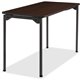 Iceberg Maxx Legroom Wood Folding Table - For - Table TopMelamine Rectangle Top - Four Leg Base - 4 Legs x 24" Table Top Width x