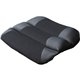 Kantek Memory Foam Seat Cushion - Memory Foam, Fabric, Rubber - Ergonomic Design, Comfortable, Washable, Easy to Clean - Black, 