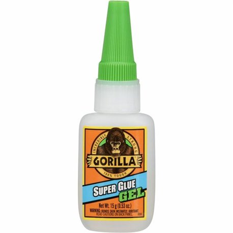 Gorilla Super Glue Gel - 0.53 oz - 1 Each - Clear