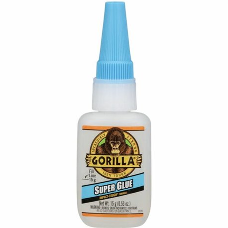 Gorilla Super Glue - 0.53 oz - 1 Each - Clear
