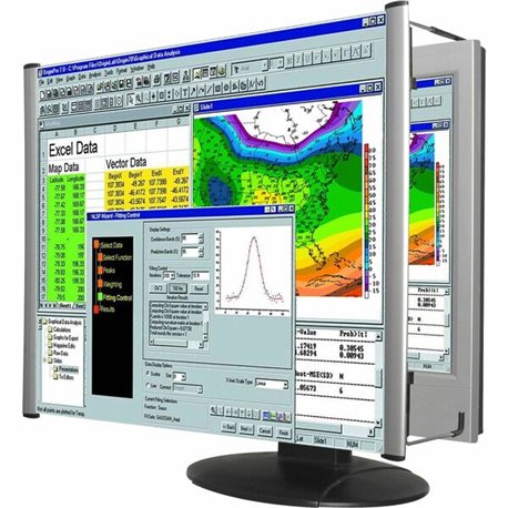 Kantek Lcd Monitor Magnifier Fits 19" Widescreen Monitors - For 20" Widescreen LCD - Anti-glare - 1