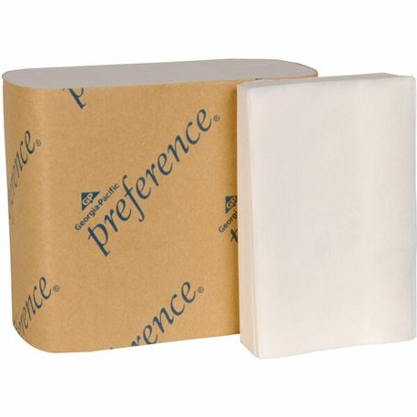 Preference Interfold Toilet Paper - 2 Ply - Interfolded - 4" x 5" - White - 60 / Carton