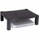 Kantek Single Platform Adjustable Monitor Stand - 60 lb Load Capacity - Flat Panel Display Type Supported - 6" Width x 13" Depth