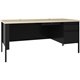 Lorell Fortress Series 66" Right-Pedestal Desk - 66" x 29.5"30" , 0.8" Modesty Panel, 1.1" Top - Single Pedestal on Right Side -