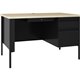 Lorell Fortress Series 48" Right Single-Pedestal Desk - 48" x 29.5"30" , 0.8" Modesty Panel, 1.1" Top - Single Pedestal on Right