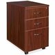 Lorell Essentials Series Box/Box/File Mobile File Cabinet - 15.8" x 22" x 1" x 28.6" - 3 x Box, File Drawer(s) - Finish: Laminat