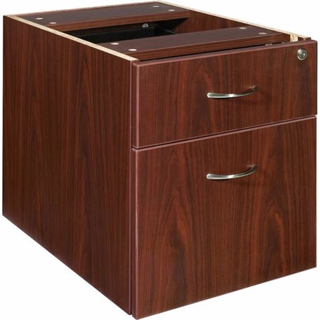 Lorell Essentials Series Box/File Hanging File Cabinet - 15.5" x 21.9" x 18.9" - 2 x Box, File Drawer(s) - Double Pedestal - Fin