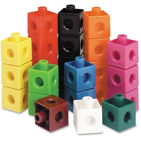 Learning Resources Snap Cubes Activity Set - Skill Learning: Building, Grouping, One-to-One Correspondence, Fine Motor, Counting