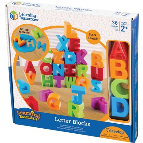 Learning Resources Letter Blocks - Theme/Subject: Learning - Skill Learning: Visual, Letter Recognition, Alphabetical Order, Col