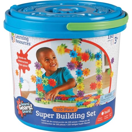 Gears!Gears!Gears! Super Set - Theme/Subject: Learning - Skill Learning: Early Skill Development - 3-10 Year - 150 Pieces