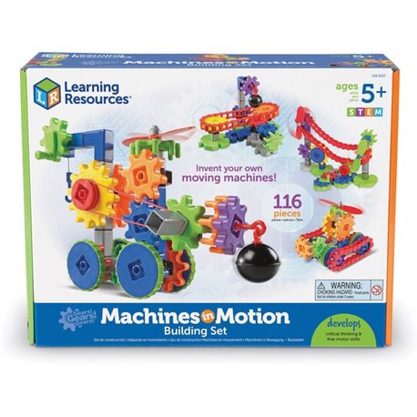 Learning Resources Gears! Gears! Gears! Machines in Motion - Theme/Subject: Learning - Skill Learning: Basic Engineering Princip