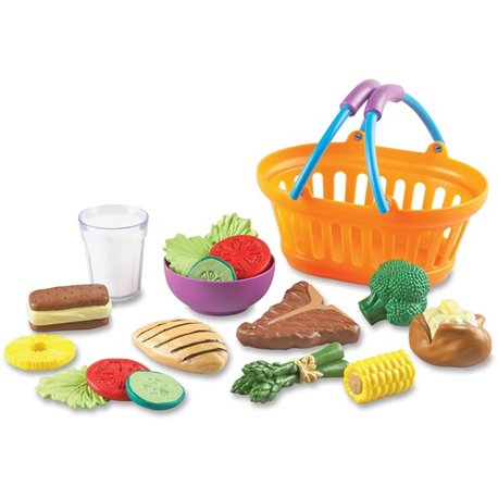 New Sprouts - Play Dinner Basket - 1 / Set - 2 Year - Multi - Plastic